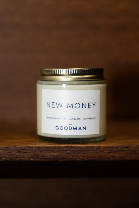 Goodman Theatre Candle-"New Money"