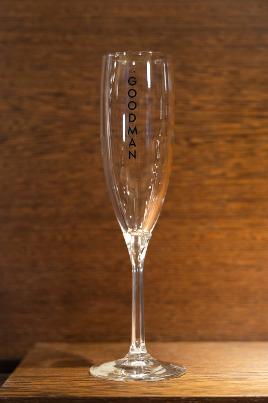 Goodman Theatre Champagne Flute