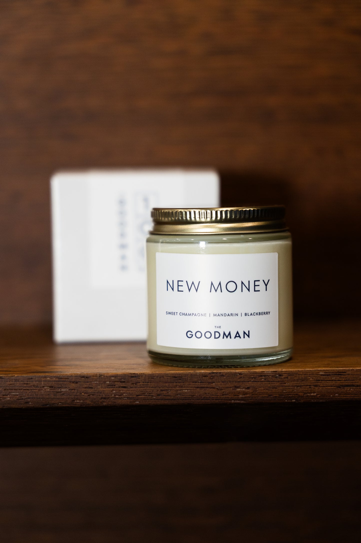 Goodman Theatre Candle-"New Money"